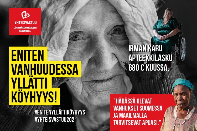 Yhteisvastuukeräyksen mainoskuva